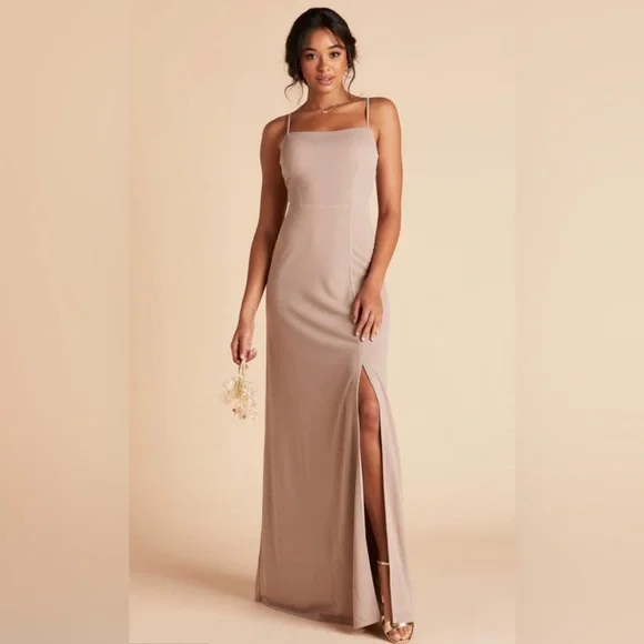 Birdy Grey | Dresses | Buddy Grey Benny Crepe Dress Taupe | Poshmark